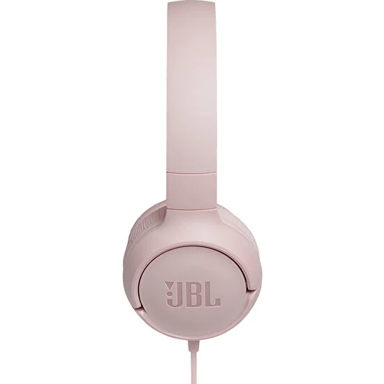 JBL T500 Mikrofonlu Kablolu Kulaküstü Pembe Kulaklık